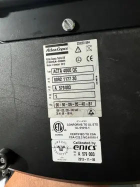 Acta-4000 Atlas Copco Acta 4000 Torque Calibrator Calibration Equipment #2