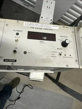 Img-070 Balzers Img 070 Vacuum Ion Gauge Control Controller Ready To Ship #2