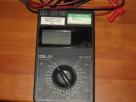 M2011 Bbc Goerz Metrawatt Multimeter M 2011 With Cables Made In West Germany #2