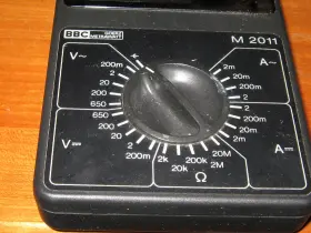 M2011 Bbc Goerz Metrawatt Multimeter M 2011 With Cables Made In West Germany #3