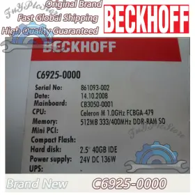 C6925-0000 Beckhoff Brand New High Quality Guaranteed Free Ship