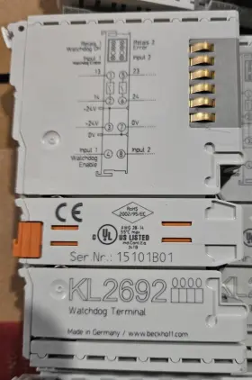 Kl2692 Beckhoff Bus Terminal 2-channel Relay Output Cycle Monitoring 30vdc 3a