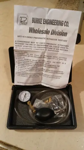 Bpt-974 Beko Pneumatic Actuator Test Kit