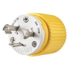 70530npcr Bryant Locking Plug L5-30p 30 A 125v Ac Single Phase 2 Pole
