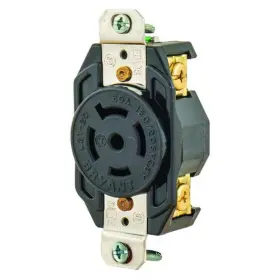 L21-20r Bryant 72120fr Locking Receptacle 20 A 120/208v Ac Three Phase 4 Pole Flush