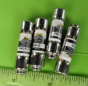 Fnq-r-12 Bussmann Fnqr12 Nos 12a 600vac Time-delay Fuse 4 Count