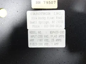 Bdp405-eb0 Carotron Brake #3