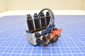 703115410a Compair Lot Of 4 / 3 Way Valve 10 Bar Max