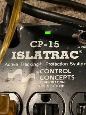 Cp-15 Control Concepts Islatrac Computer Power Center 15.0 A 120v Works Tested #2