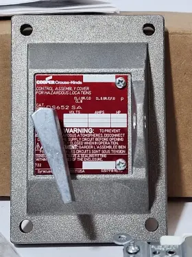 Ds652sa Crouse-hinds Ds652 271-sa/7803md Cooper Control Assembly Ds652sa/ Sa 20amp 7803md Switch New