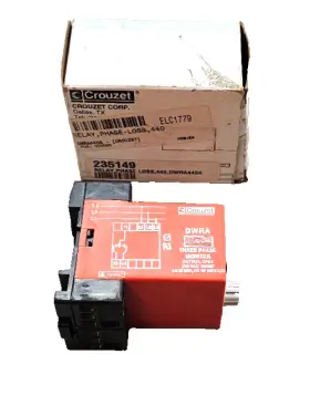 Dwra440a Crouzet Dwra440vac Three Phase Monitor 10a Din Spdt