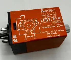 Crouzet Lfr2-bb-110a Syrelec Timing Relay 110v Delayed Single Shot