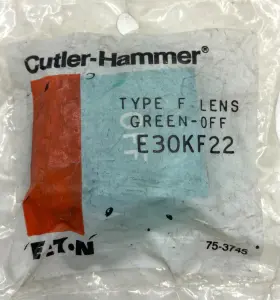 E30kf22 Cutler-hammer Lot Of 8 - Eaton Type F Square Lens Green Inch Off