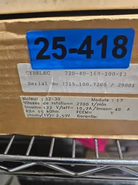 720-40-160-100-13 Cybelec Irt Drive Board New