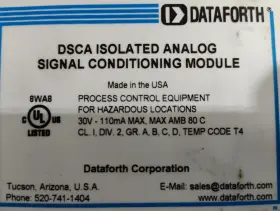 Dsca34 Data Fourth Isolated Lin2 3-w Rtd Input Module #2