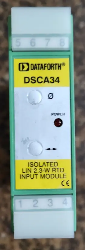 Dsca34 Data Fourth Isolated Lin2 3-w Rtd Input Module #3