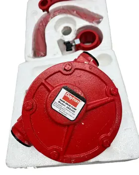 4ha34c Dayton 1 Inch Rotary Hand Drum Pump Cast Iron Buna Rubber