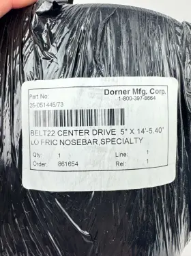 14ft-5.40 Dorner 25-051445/73 Belt 22 Center Drive 5 Inch X #3
