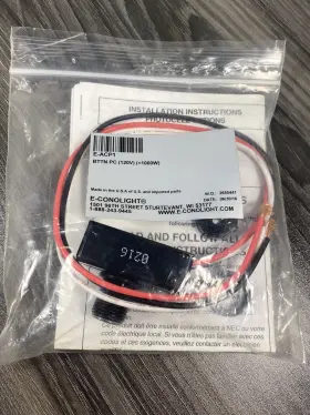 120ve-acp1 E-conolight E-acp1 New Photocell Button Bttn Pc 120v 1000w - Usa