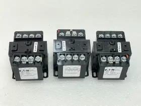 C0050e2axxp1 Eaton Lot Of 3 50va 50/60mhz Industrial Control Transformer Great #2