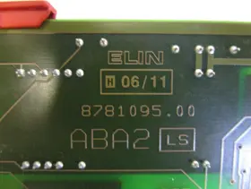 8781095.00 Elin Circuit Board Used Free Shipping #3
