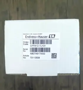 Cpf81d-7lh31 Endress Hauser New Ph Electrode