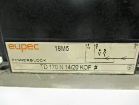 Td170n14 Eupec Td170n14/20kof Power Block #3