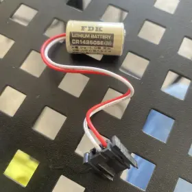 Cr14250se Fdk 3v 1800mah Battery For Plc New Backup Power With Black Plug