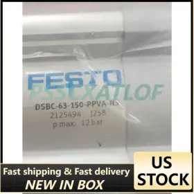 Dsbc-63-150-ppva-n3 Festo Us Free Tax New 2125494 Cylinder Dsbc63150ppvan3