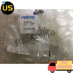 Grla-m3-qs-3 Festo New 175041 Fast Shipping One-way Flow Control Valve 1pc