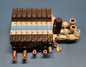 Mt2h5240lsvib Festo Mt2h-5/3g-4.0-s-vi 159448 Solenoid Valve Manifold Vigi-03-4.0 18653 Lot