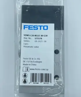 Vuws-l30-m32c-m-g38 Festo New Pneumatic Control Valve