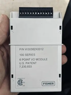 W30382x0012 Fisher 100 Series 6 Point I/o Module. New Open Box