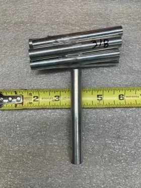 3102-6 Fluke Aluminum Insert With 3/8 In Measures 1/2 By 4 Inches Hole