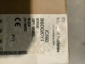 Ic660bbd020y1 Ge Fanuc Ic660bbd020y New General Electric Genius Block