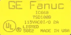 Ic660tsd1008b Ge Fanuc Ic660tsd1008 I/o 2a 115vac Genius Electric Module Ic660ebd100a #3