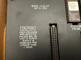 Cpu321j Ge Ic693 Fanuc Series 90-30 Programmable Controller Base 10-slot With Cpu #3