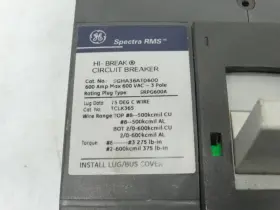 Sgha36at0600 General Electric Circuit Breaker #3