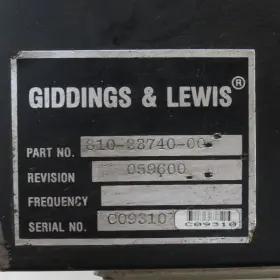 810-23740-00 Giddings & Lewis Lc0em-kt And Graco Systems Floppy Disc Drive #2