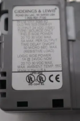 M.1017.3095-r2 Giddings & Lewis Motion Cntrl New And /m10173095r2 Output 24vdc Source #k-2901-a #2