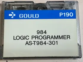 As-t984-301 Gould Modicon P190 984 Logic Progammer Pg-t 301 Ver 2.0 100 Free Ship