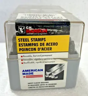 20200 Hanson Ch 1/8 Inch Standard Letter Steel Stamps A-z #2