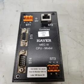 201515112 Haver & Boecker And Mec Iii Cpu Module Working Used
