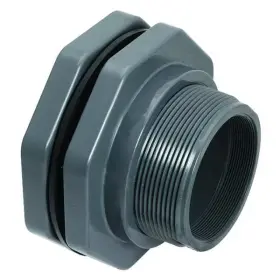 Bfa1030ces Hayward Flow Control Bulkhead Tank Fitting 3 Inch Pvc/epdm Socket X Fpt