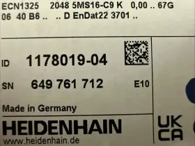 1178019-04 Heidenhain 1178019-01 Ecn 1325 2048 Line Encoder 683643-04 New In Box 1178019-04 Heidenhain 1178019-01 Ecn 1325 2048 Line Encoder 683643-04 New In Box