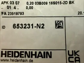 653231-n2 Heidenhain 653231-01 Adapter Cable 0.20 Meter Id New Sealed In Bag