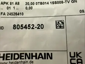 805452-20 Heidenhain Adapter Cable 20 Meter Id New Sealed In Bag