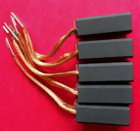Ies571 Helwig Lot Of 5 / Five Nos Carbon Motor Brush #