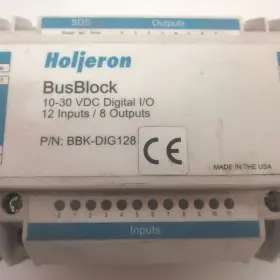 Bbk-dig128 Holjeron Bus Block I/0 10-30 Vdc Low Profile Digital For Sds Optical #3