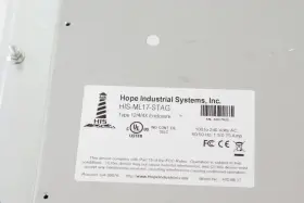 His-ml17-stag Hope Industrial Systems / Hisml17stag Operator Interface Monitor #2